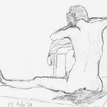 nude, sketch, drawing, art, pencil